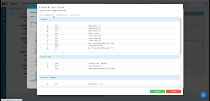 Excel-Account-order